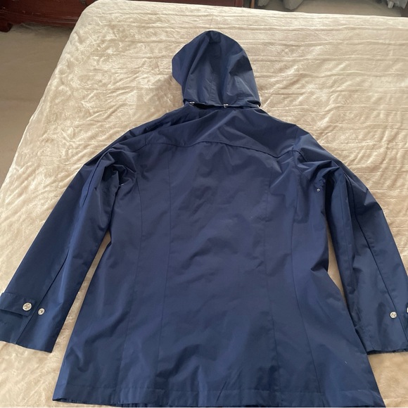 Zeroxposue Women’s Navy Blue Raincoat, Medium. - Picture 2 of 14